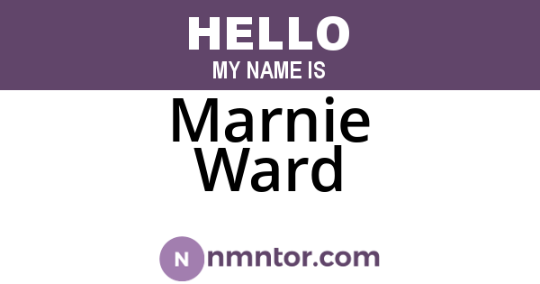 Marnie Ward