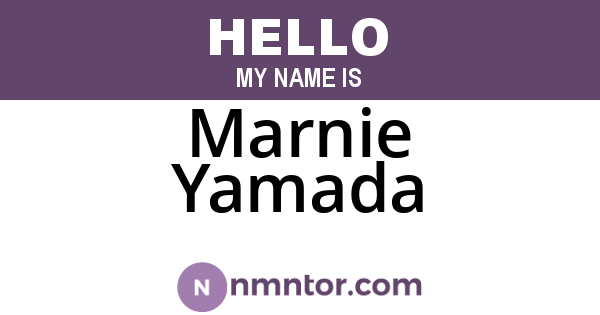 Marnie Yamada