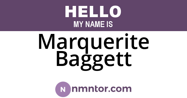 Marquerite Baggett