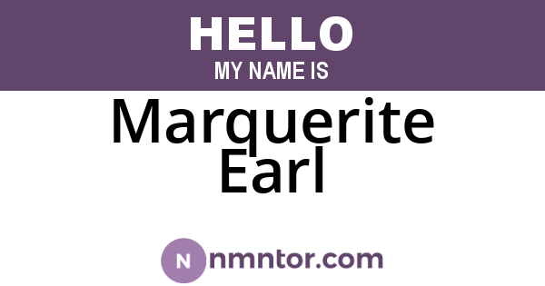 Marquerite Earl