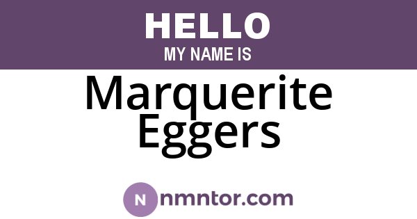 Marquerite Eggers