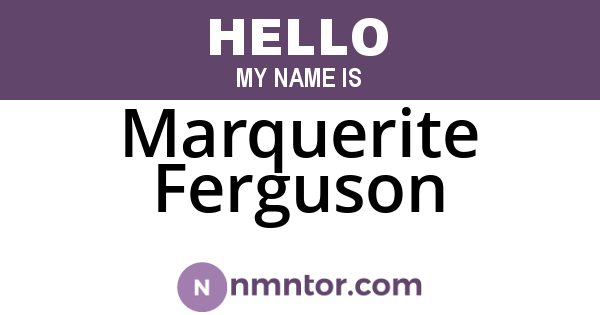 Marquerite Ferguson