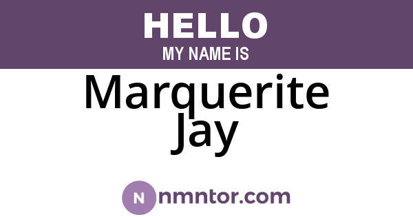 Marquerite Jay
