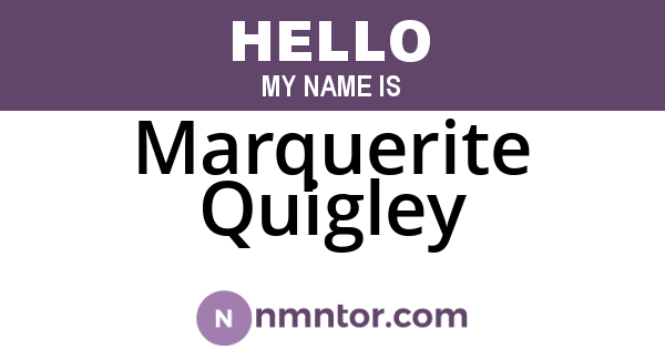 Marquerite Quigley