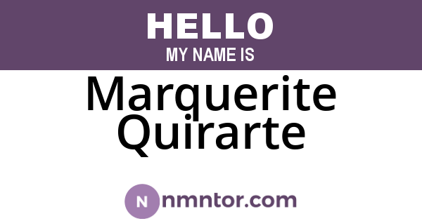 Marquerite Quirarte