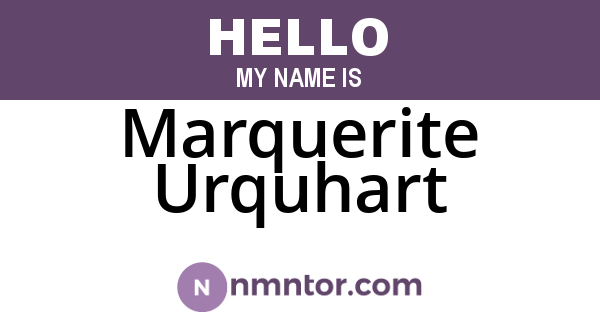 Marquerite Urquhart