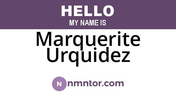 Marquerite Urquidez