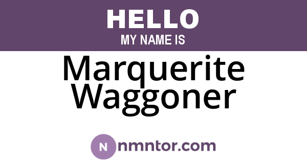 Marquerite Waggoner