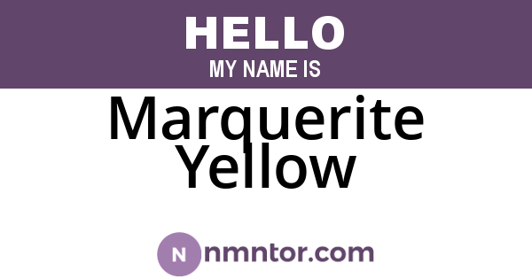Marquerite Yellow