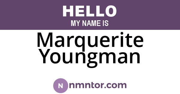 Marquerite Youngman
