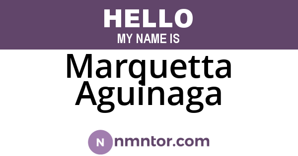 Marquetta Aguinaga