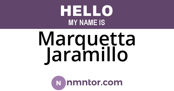 Marquetta Jaramillo