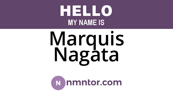Marquis Nagata