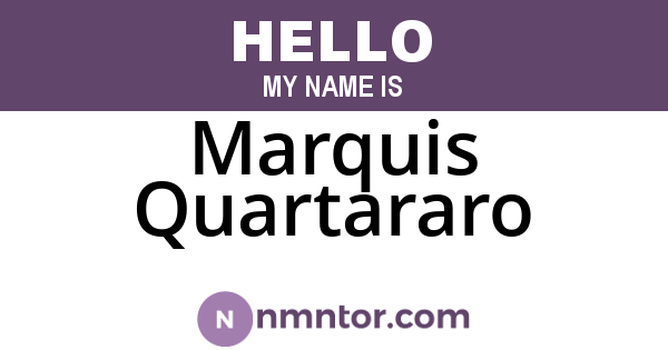 Marquis Quartararo