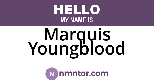 Marquis Youngblood