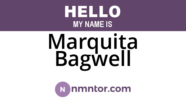 Marquita Bagwell