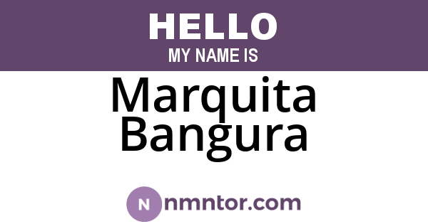 Marquita Bangura