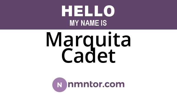 Marquita Cadet