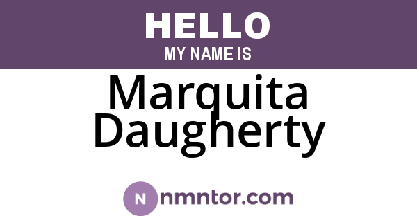 Marquita Daugherty