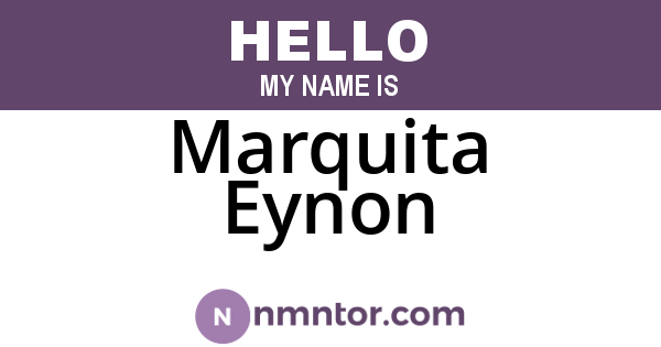 Marquita Eynon