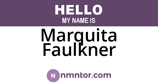 Marquita Faulkner