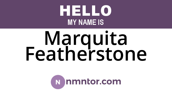 Marquita Featherstone