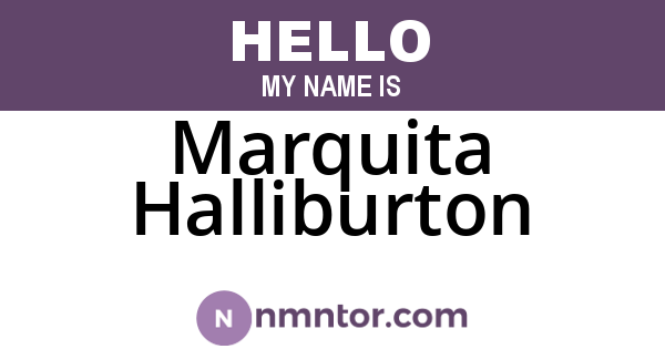 Marquita Halliburton