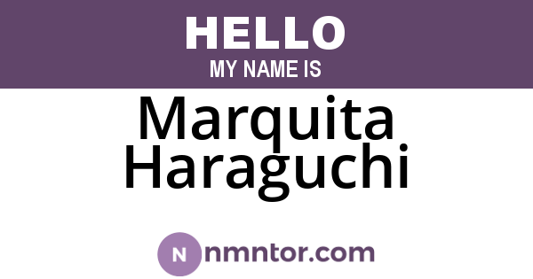Marquita Haraguchi