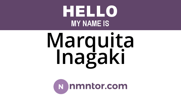 Marquita Inagaki