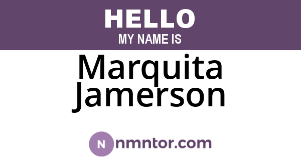 Marquita Jamerson