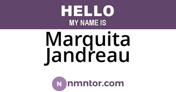 Marquita Jandreau