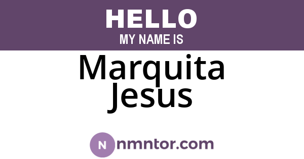 Marquita Jesus