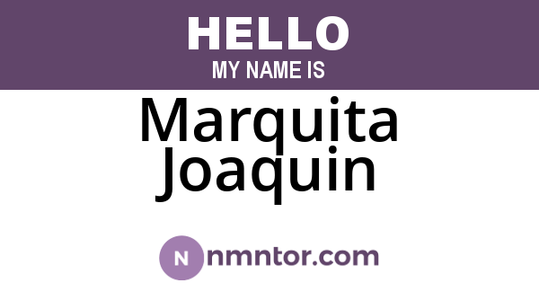 Marquita Joaquin