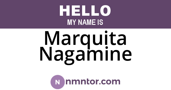 Marquita Nagamine