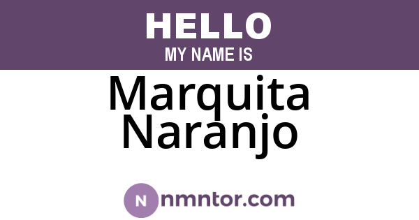 Marquita Naranjo