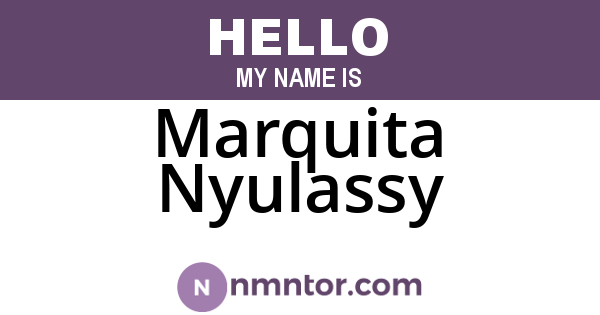 Marquita Nyulassy