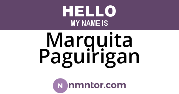Marquita Paguirigan