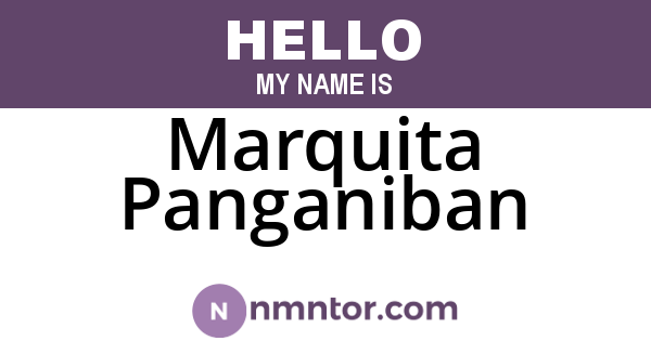 Marquita Panganiban