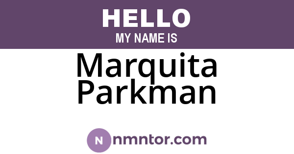Marquita Parkman