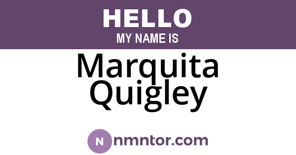 Marquita Quigley