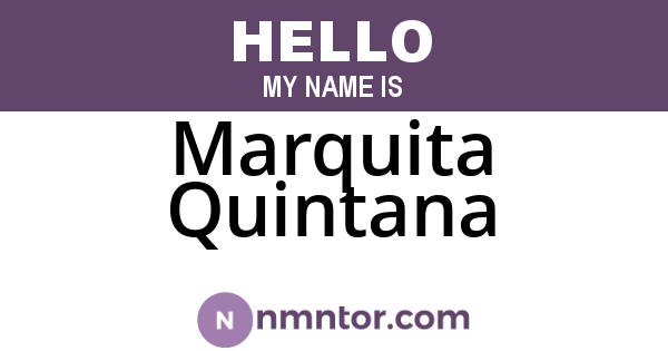 Marquita Quintana