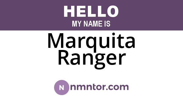 Marquita Ranger