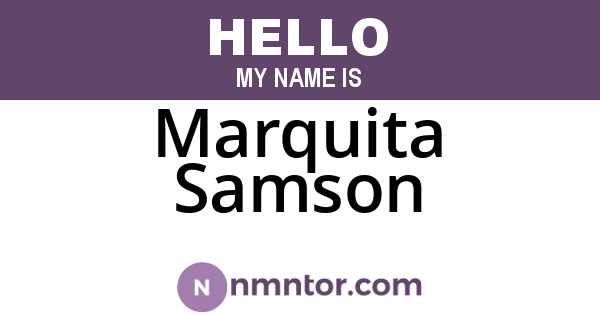 Marquita Samson