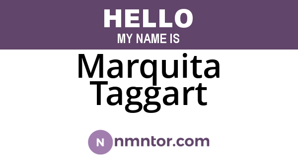 Marquita Taggart