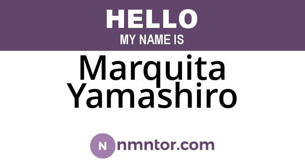 Marquita Yamashiro