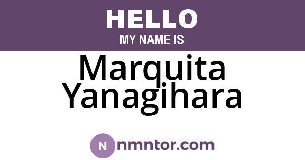 Marquita Yanagihara