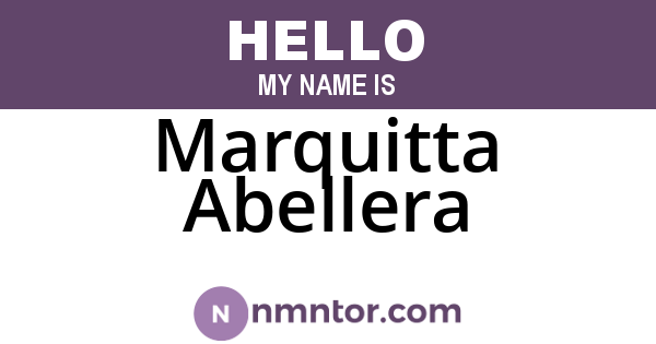 Marquitta Abellera