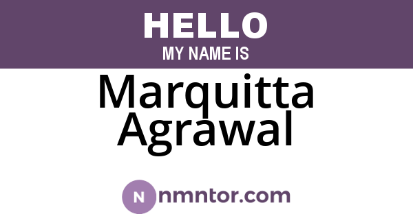 Marquitta Agrawal