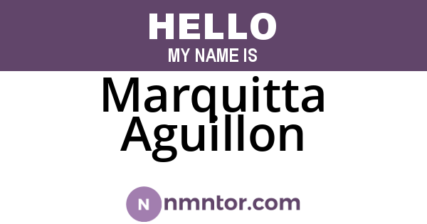 Marquitta Aguillon