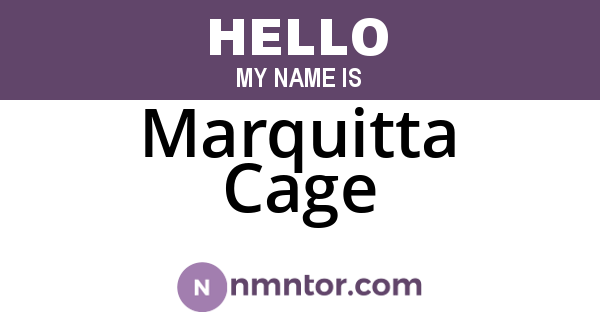 Marquitta Cage